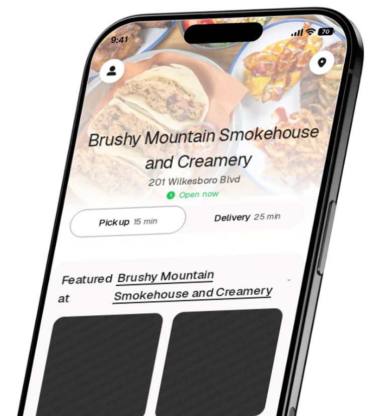 Brushy Mountain Smokehouse and Creamery app preview